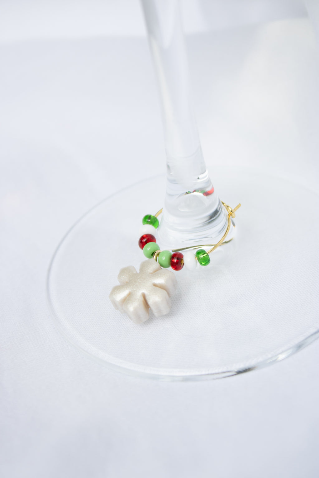 Clay Christmas Wine Glass Charms