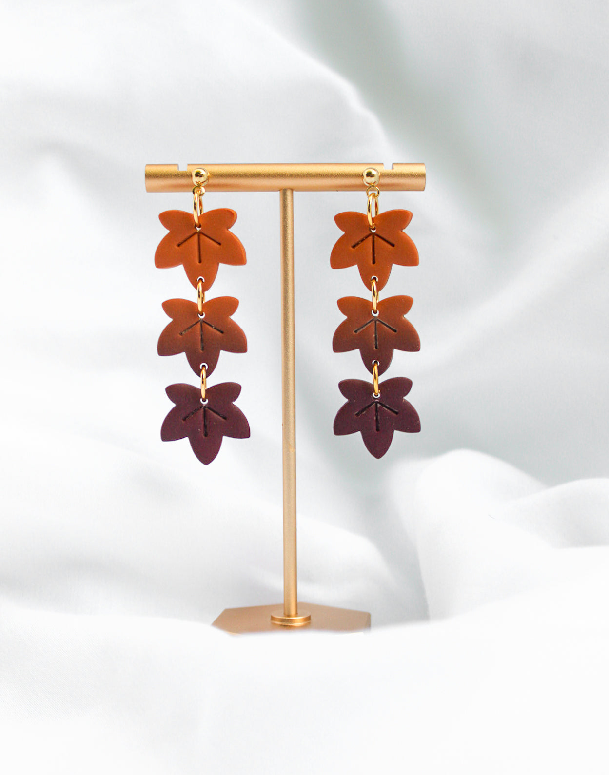 Ombre Leaf Dangles
