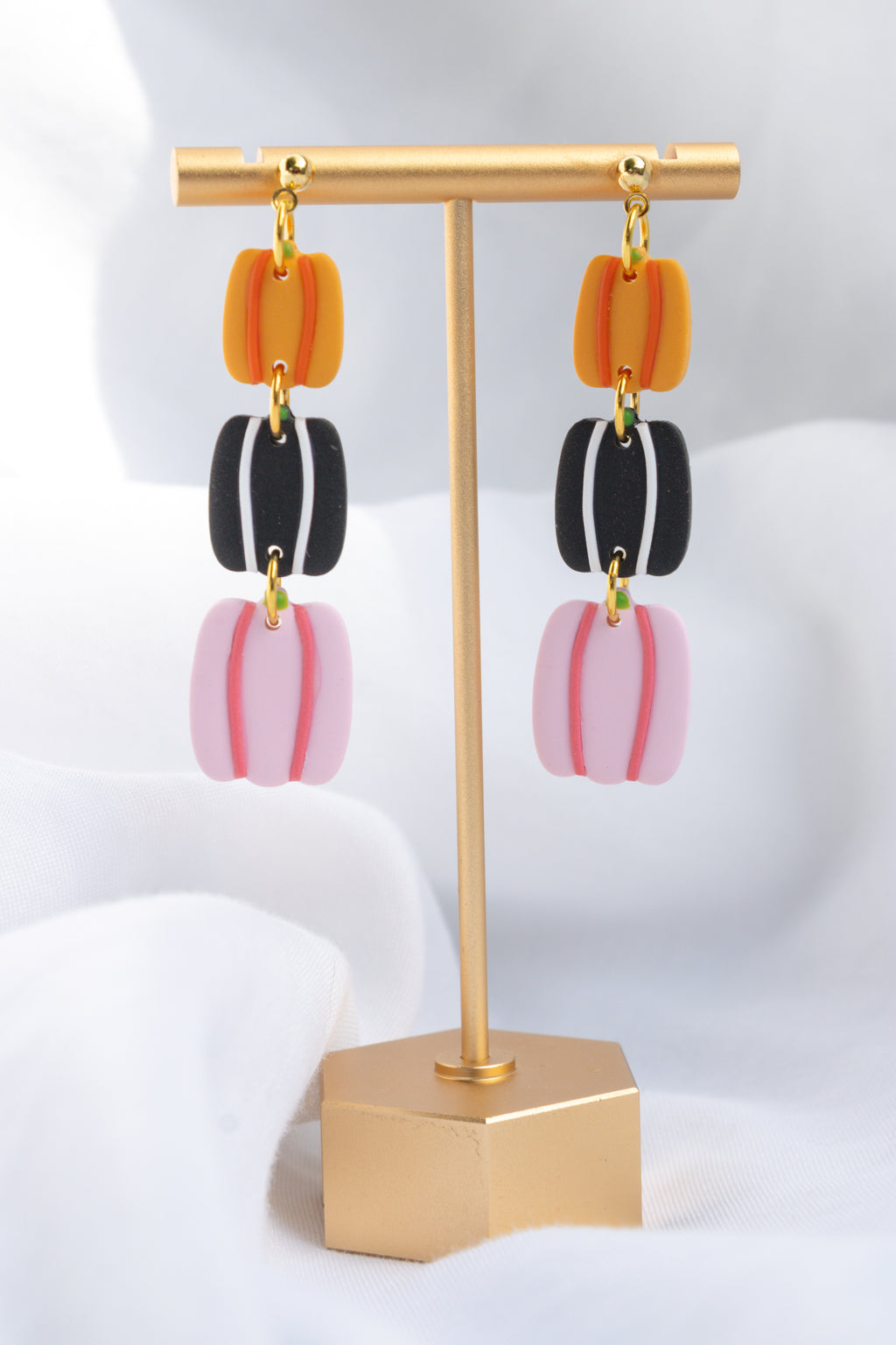 Colorful Pumpkin Dangles