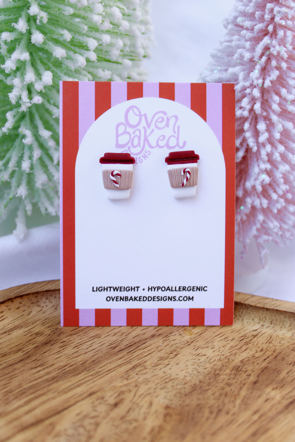 Peppermint Mocha Studs