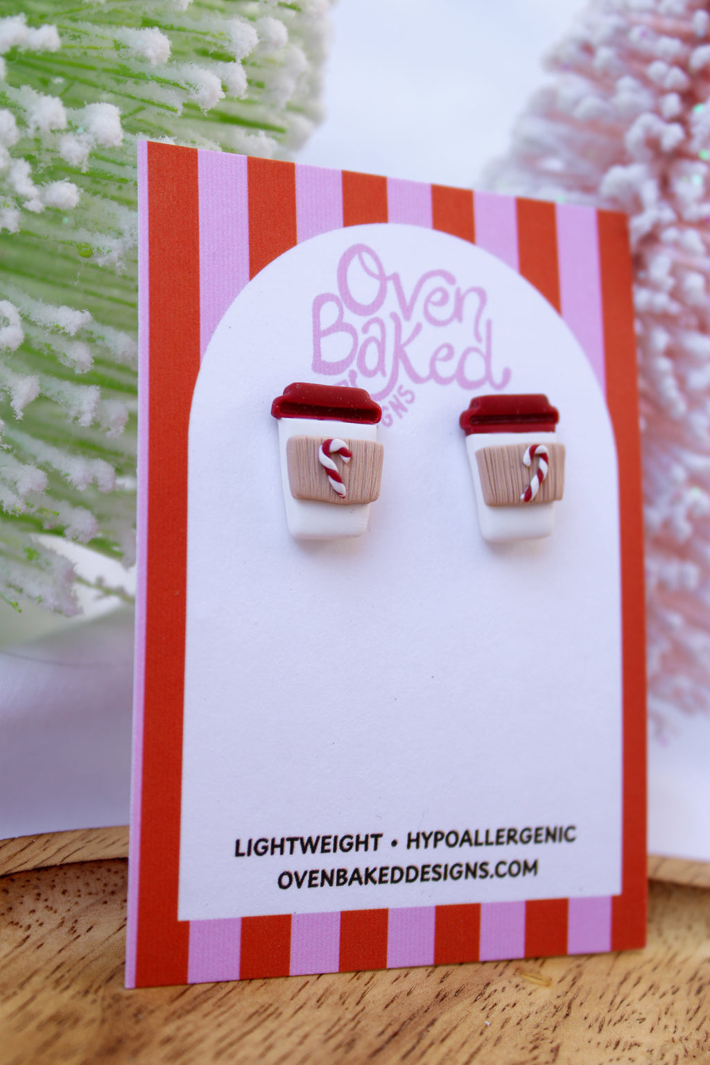 Peppermint Mocha Studs