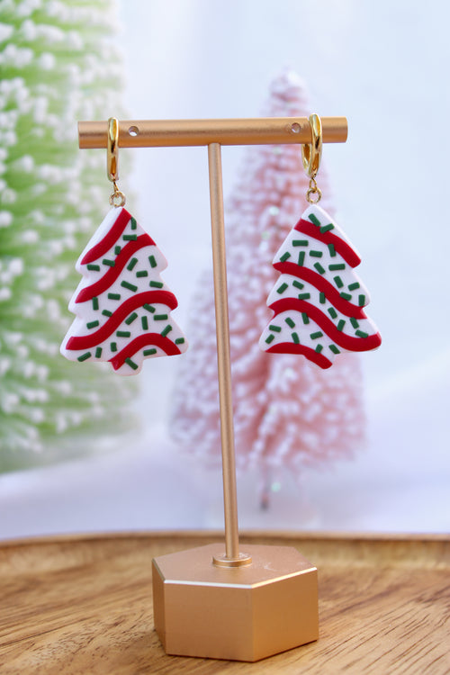Christmas Tree Cake Dangles