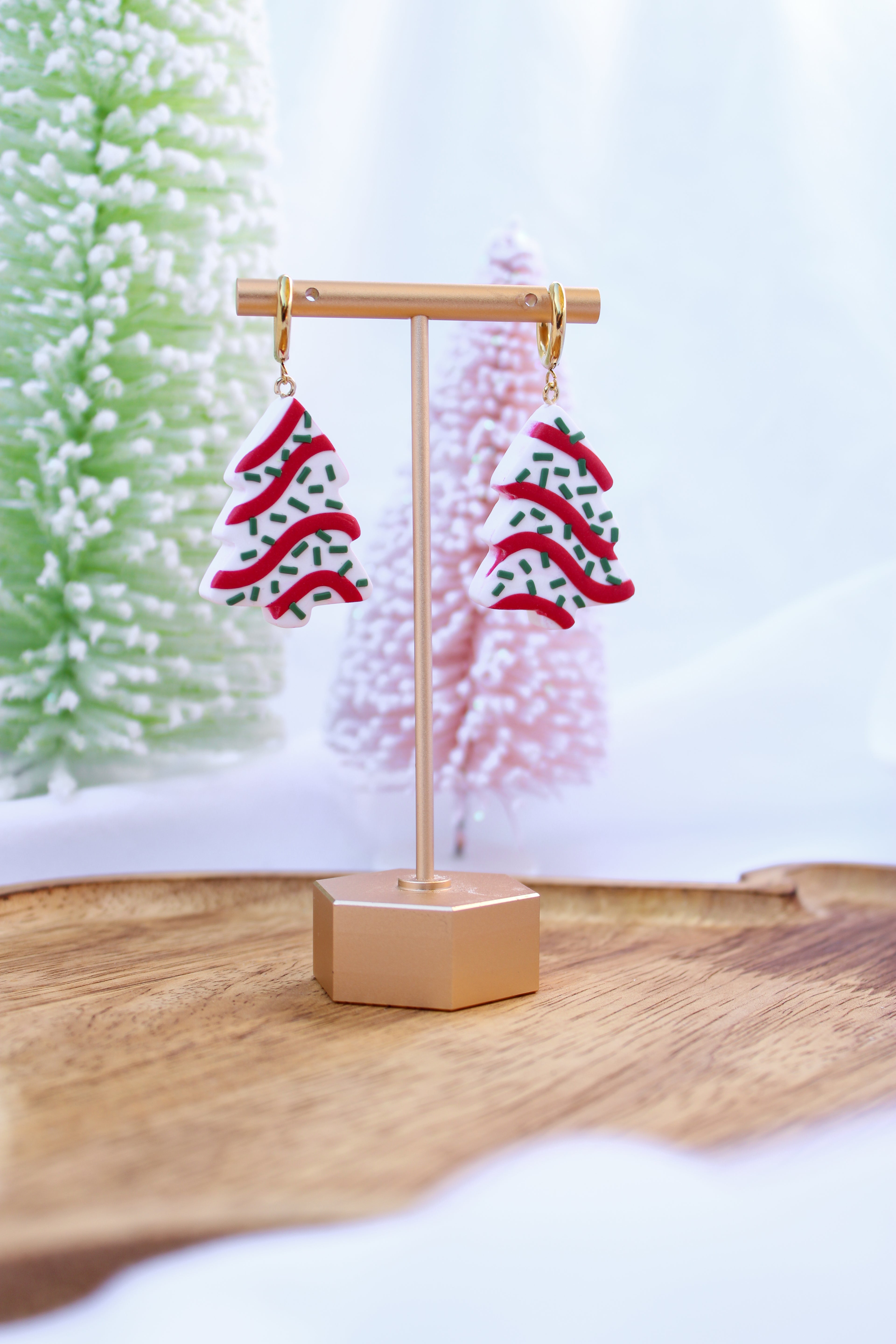 Christmas Tree Cake Dangles