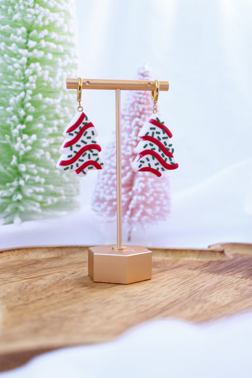 Christmas Tree Cake Dangles